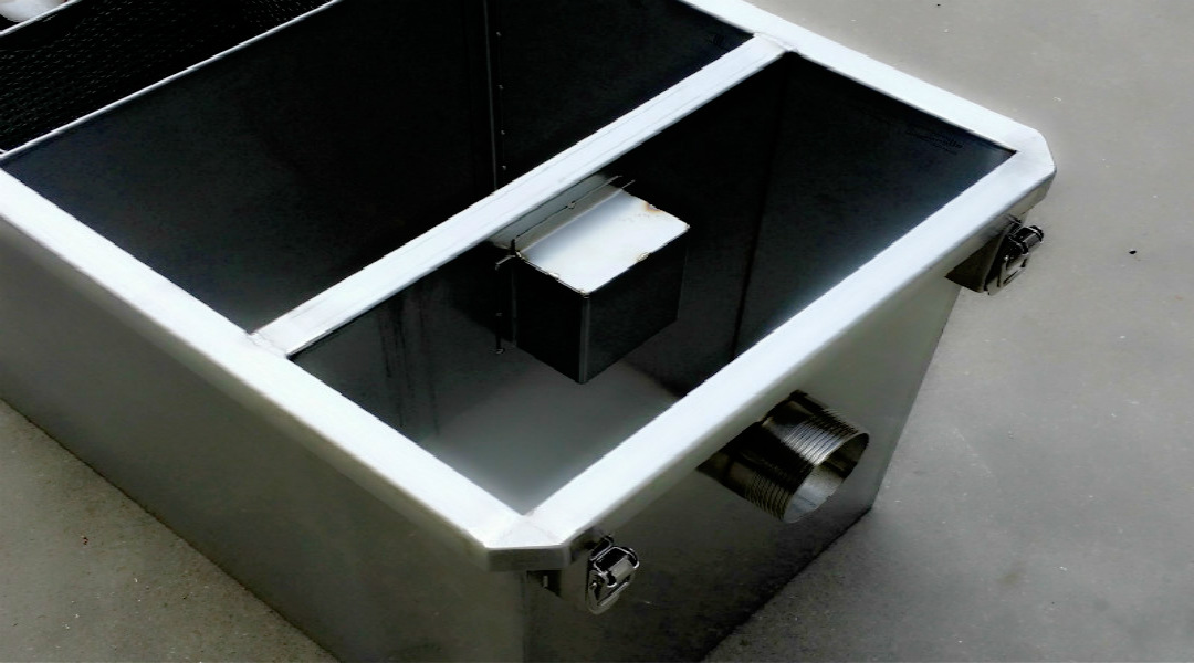 traditional type oil trap restaurants use